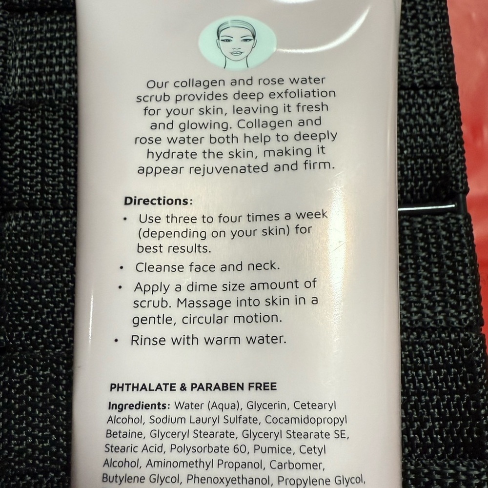 PRECISIÓN BEAUTY Skin care Anti-Aging Collagen & Rose Water Face Scrub - White - Picture 5 of 7